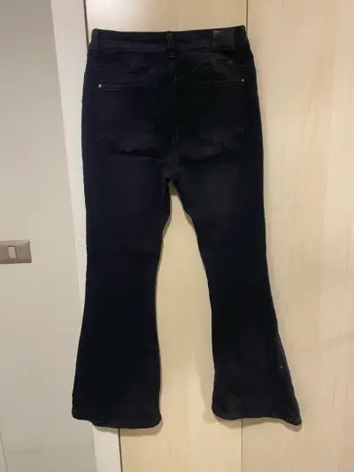 FLARE JEANS NEGRO 44 - miniatura 2