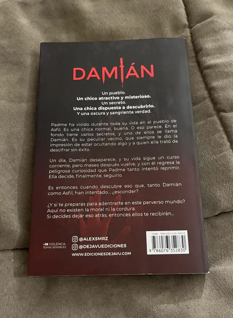 Libro 'Damián' de Alex Mírez - 2