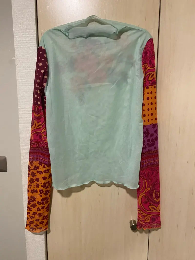 Polera de malla manga larga - 3