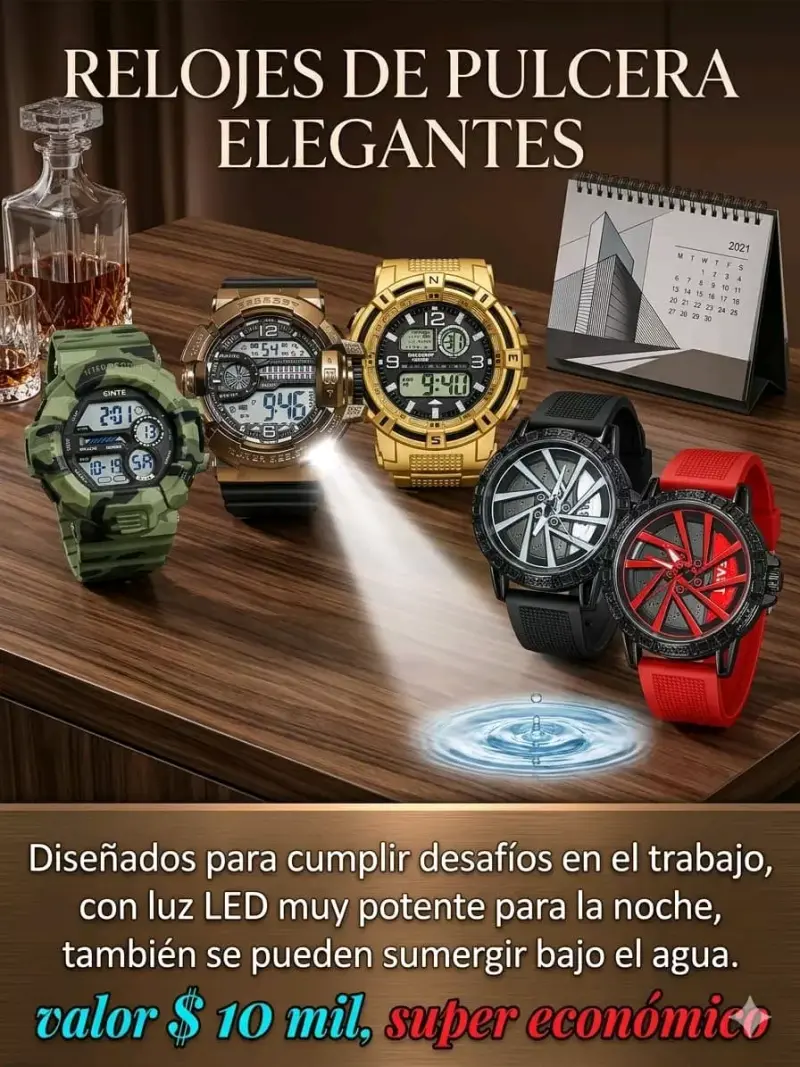 Reloj deportivo sumergible - 4
