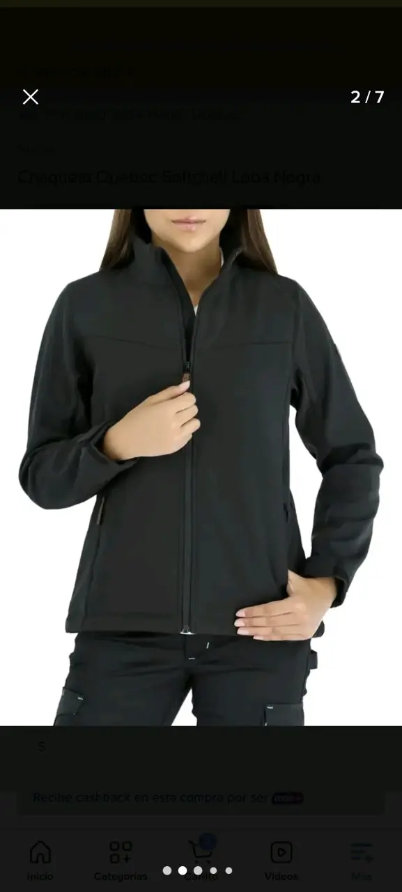 Chaqueta Quebec Softshell Loba Negra - 2