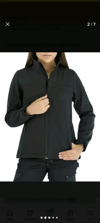 Chaqueta Quebec Softshell Loba Negra - miniatura 2