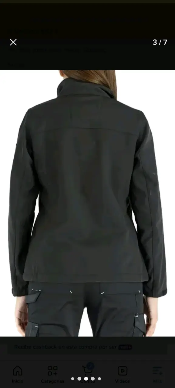 Chaqueta Quebec Softshell Loba Negra - 3