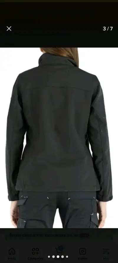 Chaqueta Quebec Softshell Loba Negra - miniatura 3