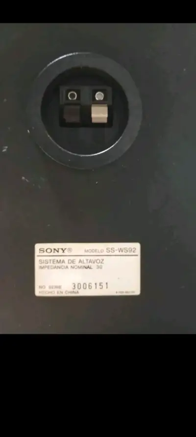 Subwoofer Sony ws92 - miniatura 2