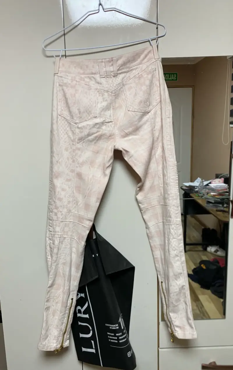 Pantalones Balmain de diseño rosado - 2