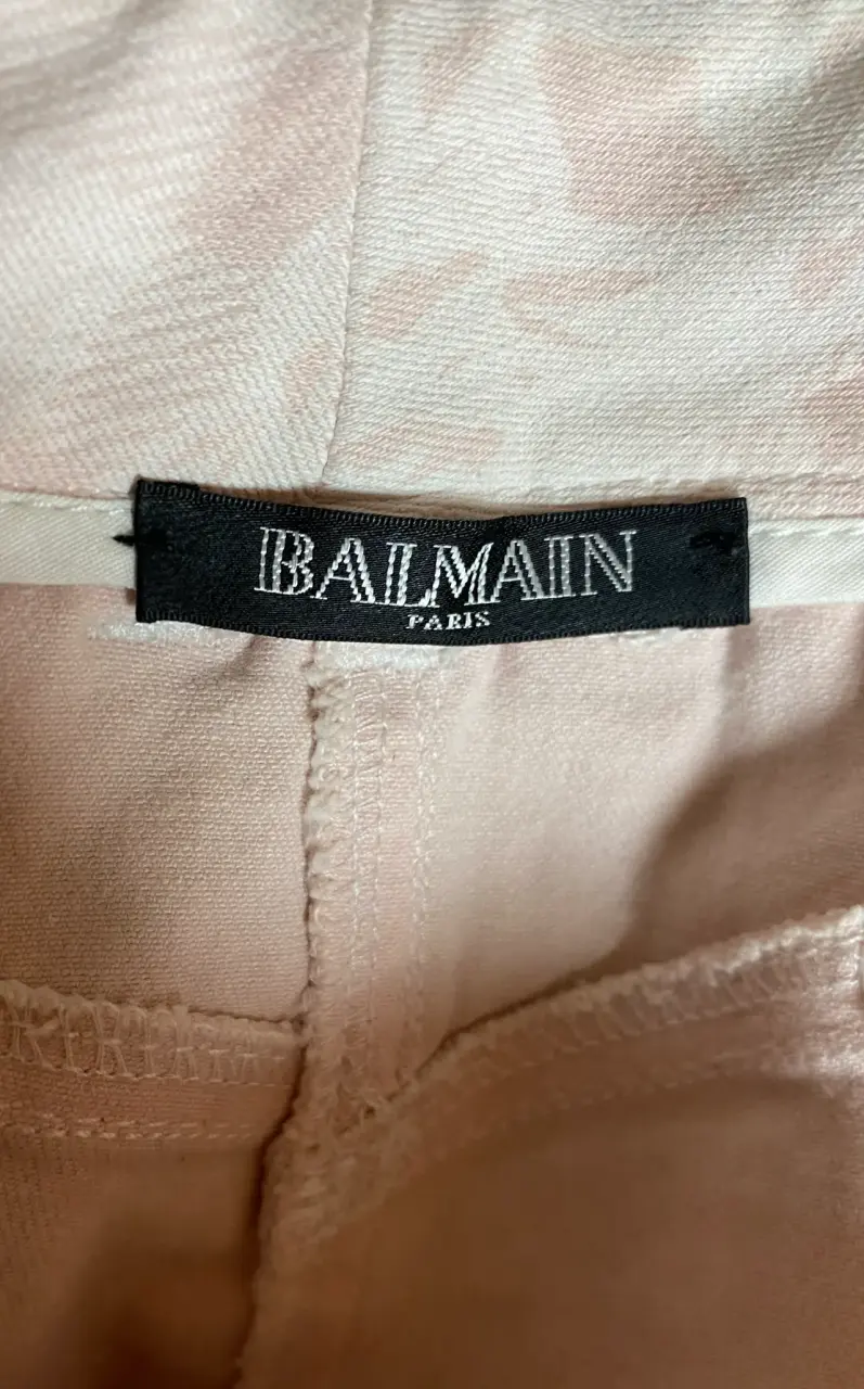 Pantalones Balmain de diseño rosado - 3