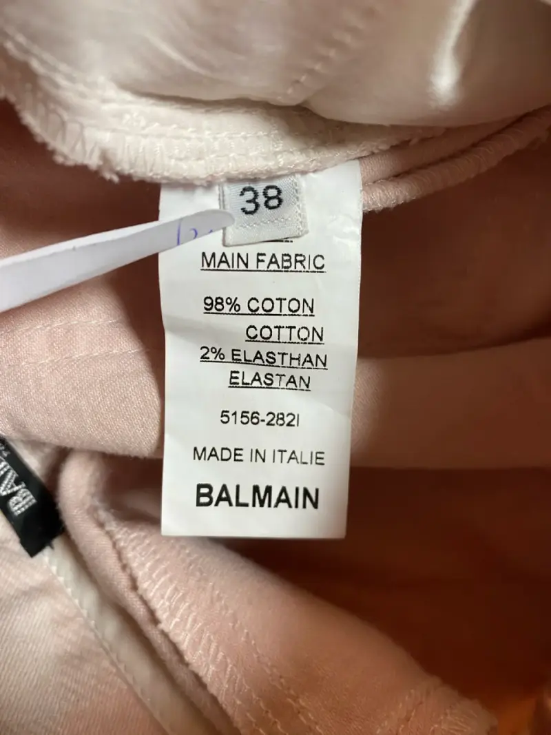 Pantalones Balmain de diseño rosado - 4