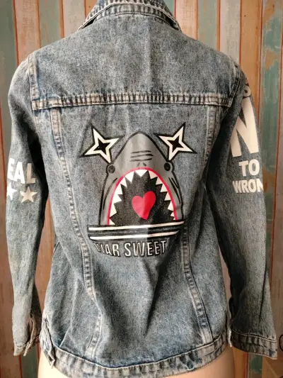Chaqueta de mezclilla vintage - miniatura 2