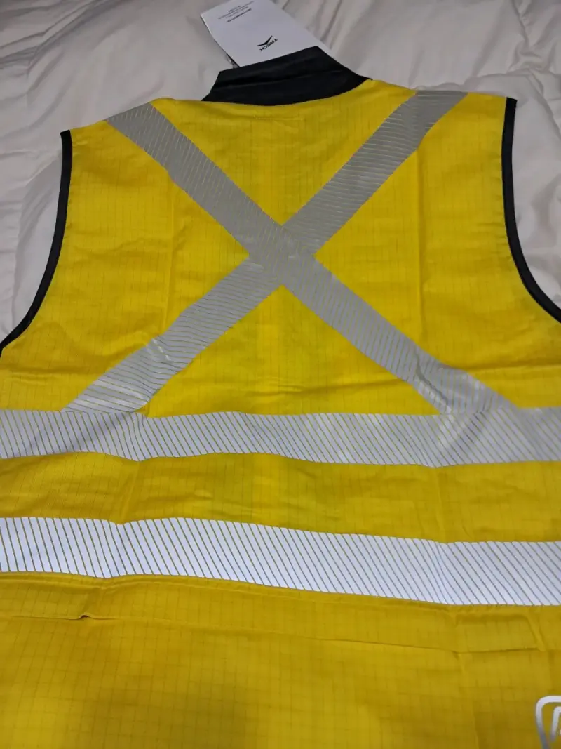 Chaleco ignífugo amarillo NFPA - 5