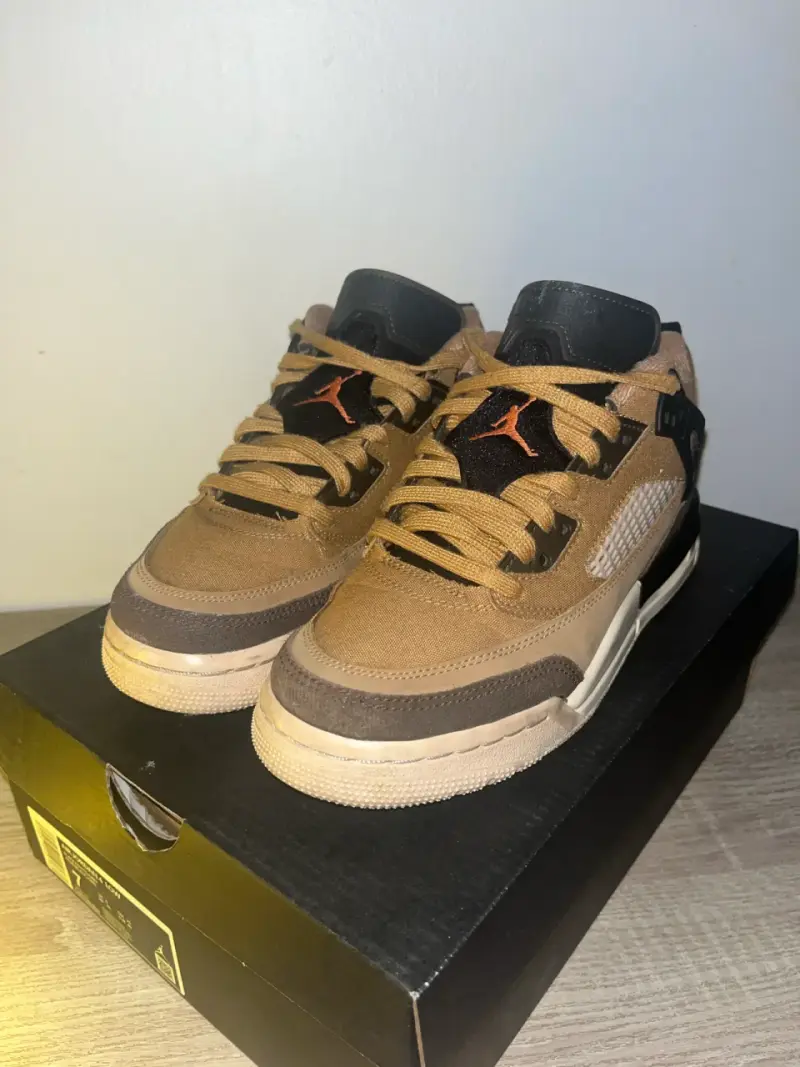 Jordan Spizike Low Flax (GS)-talla 38.5 (ORIGINAL) - 3
