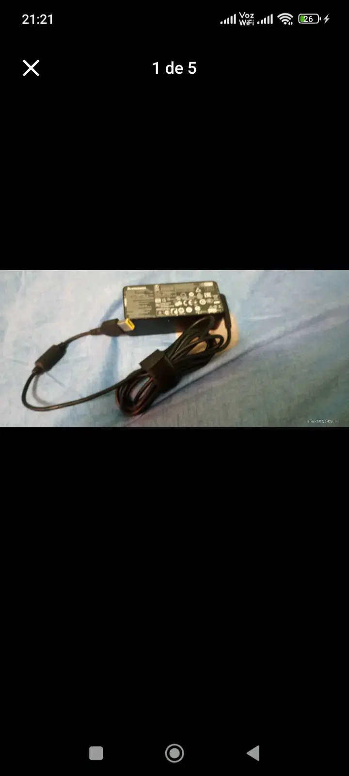 Cargador Lenovo portátil - 1