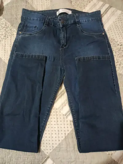 Jeans azul oscura Dirty - miniatura 3