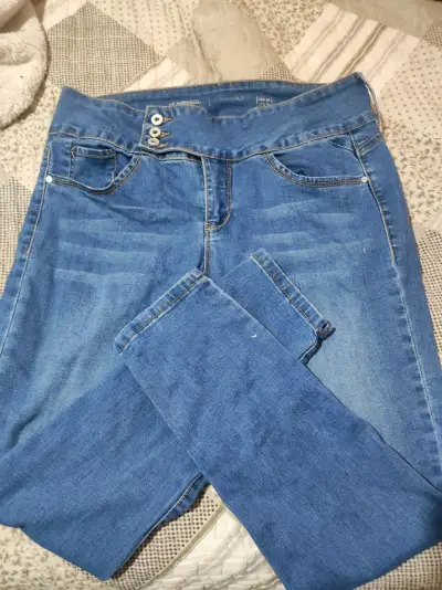 Jeans azul oscura Dirty - miniatura 4