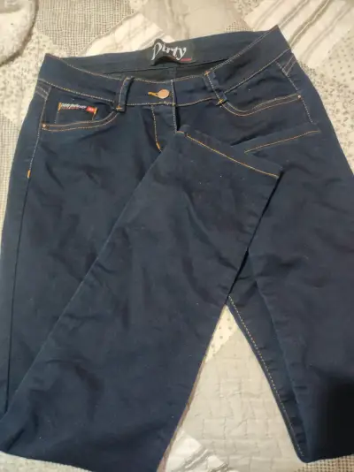 Jeans azul oscura Dirty - miniatura 6