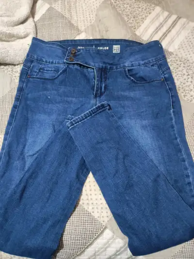 Jeans azul oscura Dirty - miniatura 7