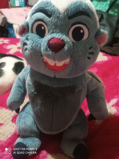 Peluche de animal azul - miniatura 1