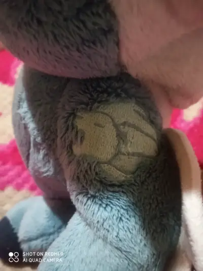 Peluche de animal azul - miniatura 2