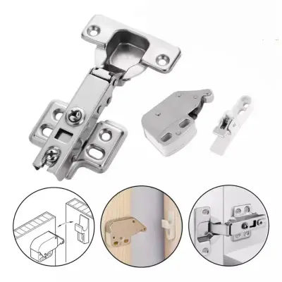 2 Bisagra + 1 Reten Push Open P/ Mueble 35mm S/ Cu - miniatura 1