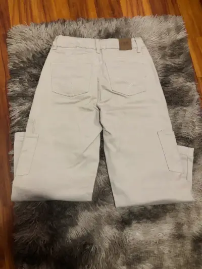 Pantalones beige para niña - miniatura 3