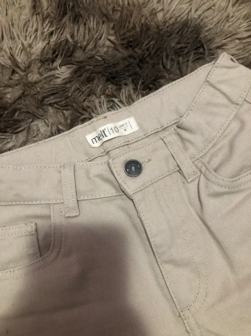 Pantalones beige para niña - 4