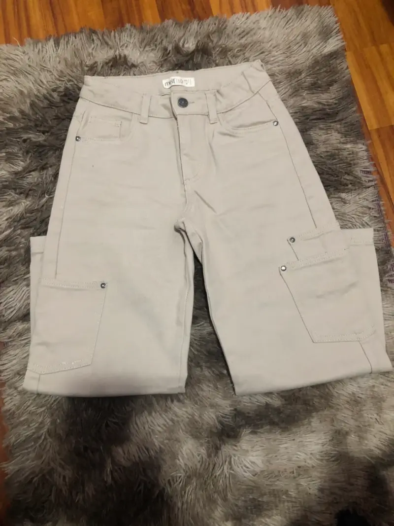 Pantalones beige para niña - 5
