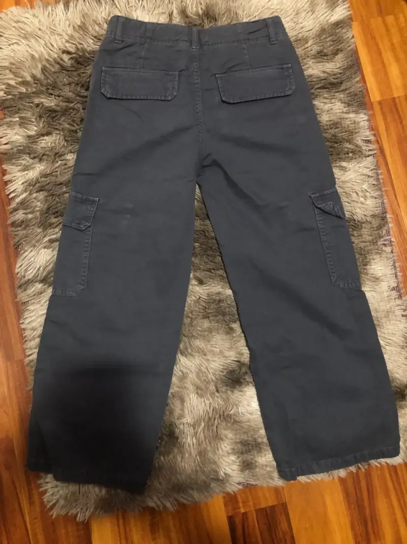 Pantalones cargo azul oscuro - 4