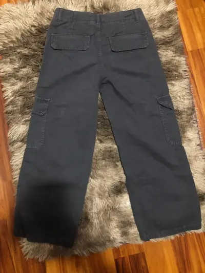 Pantalones cargo azul oscuro - miniatura 4