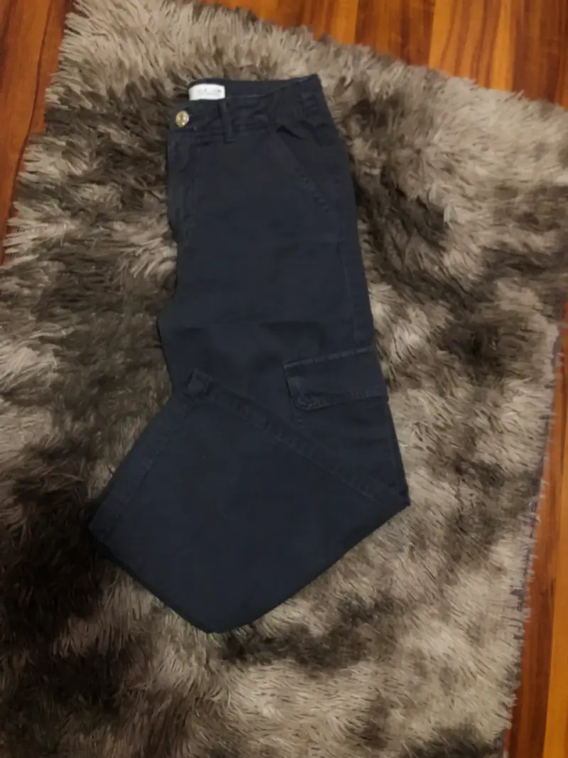 Pantalones cargo azul oscuro - 5