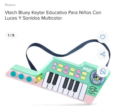 Teclado infantil Vtech Bluey multicolor - miniatura 2