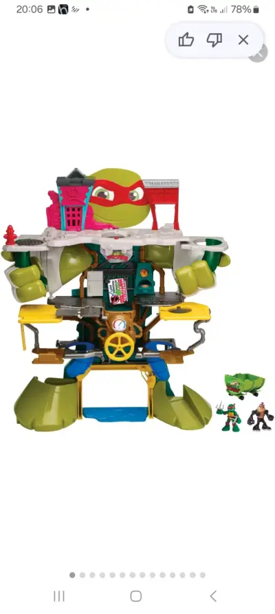 Set de juego Tortugas Ninja - miniatura 1