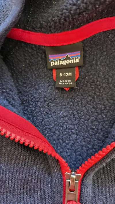 Polerón bebé azul con capucha - miniatura 6
