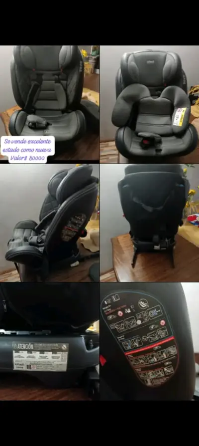 Silla de auto Infanti negra - miniatura 1