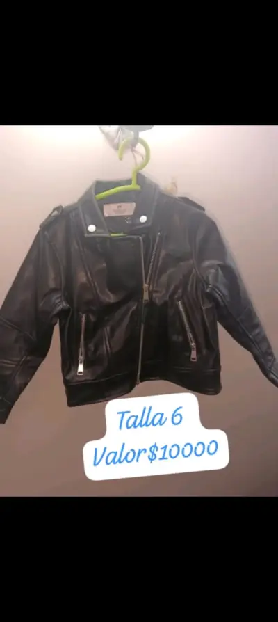 Chaqueta negra de niña - miniatura 1