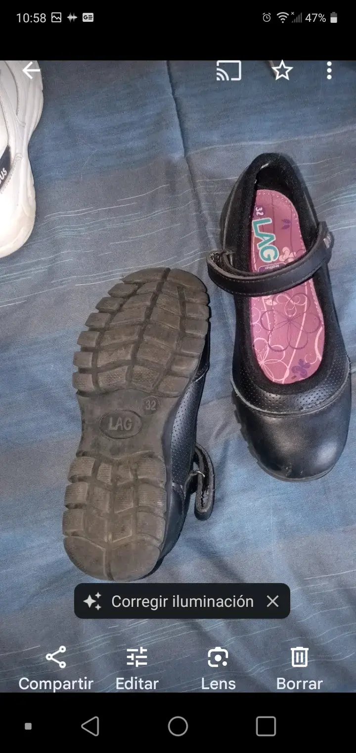Zapatos escolares negros talla 32 - 1