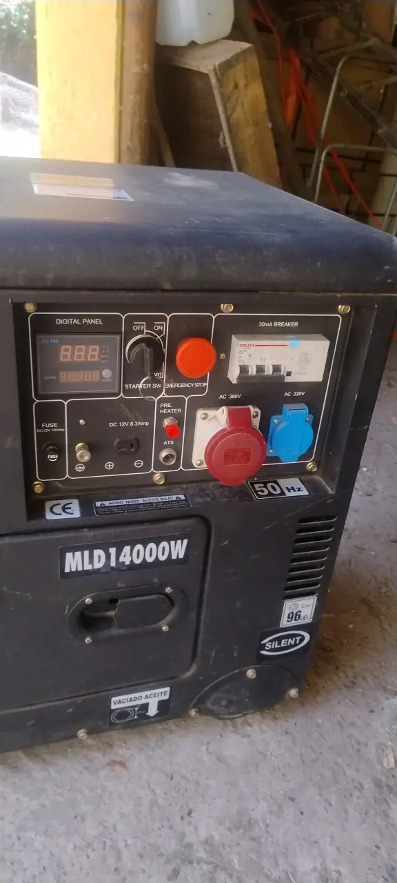 Generador eléctrico 14000W - 1
