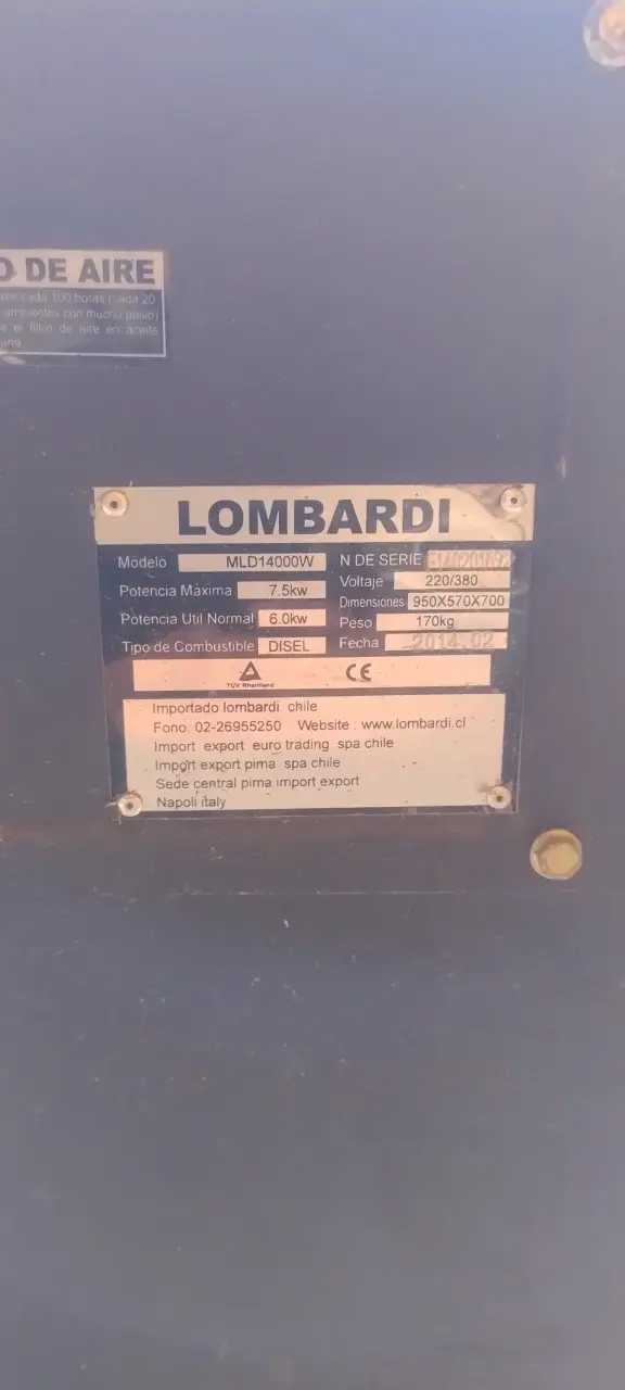 Generador eléctrico 14000W - 4