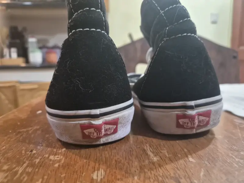 Zapatillas negras de caña alta VANS - 3