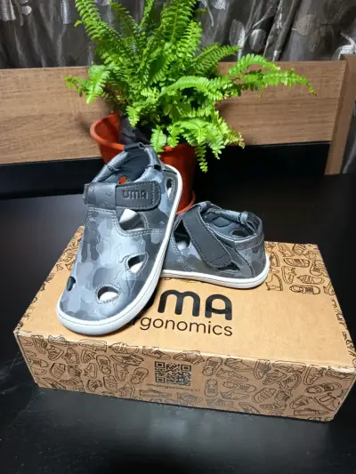 Sandalias infantiles camuflaje gris - miniatura 1