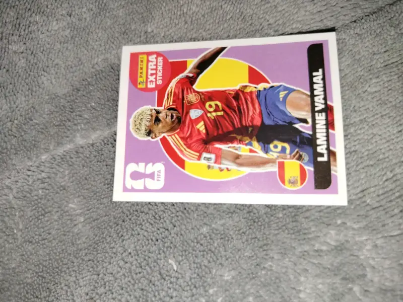 Lámina Panini Lamine Yamal y vinicuis junior extra - 1
