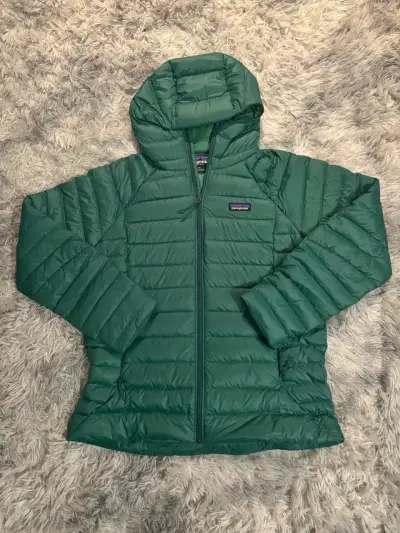Chaqueta Mujer Patagonia Down Sweater Hoody - miniatura 1