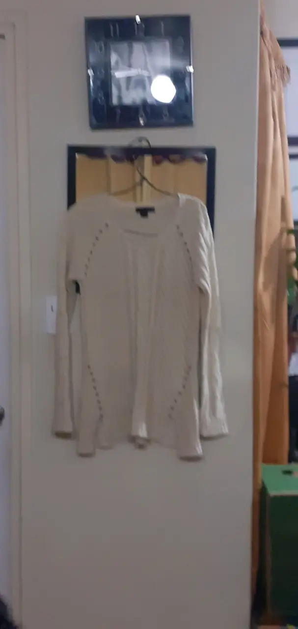 Suéter beige de lana