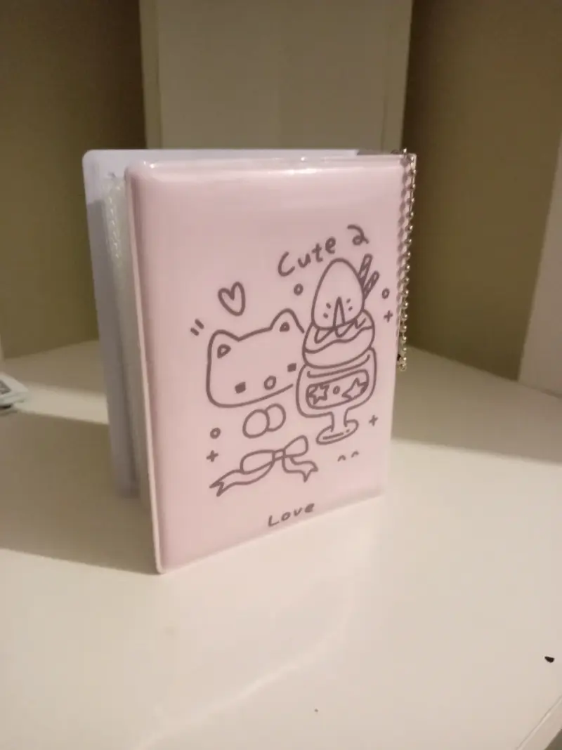 Álbum de photocards kawaii rosa - 1