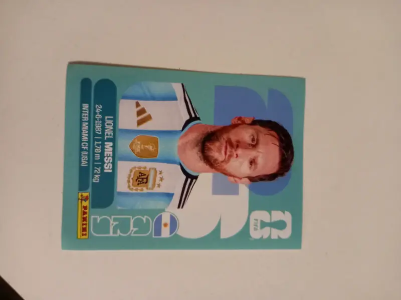 Lámina fútbol Messi Panini 2026