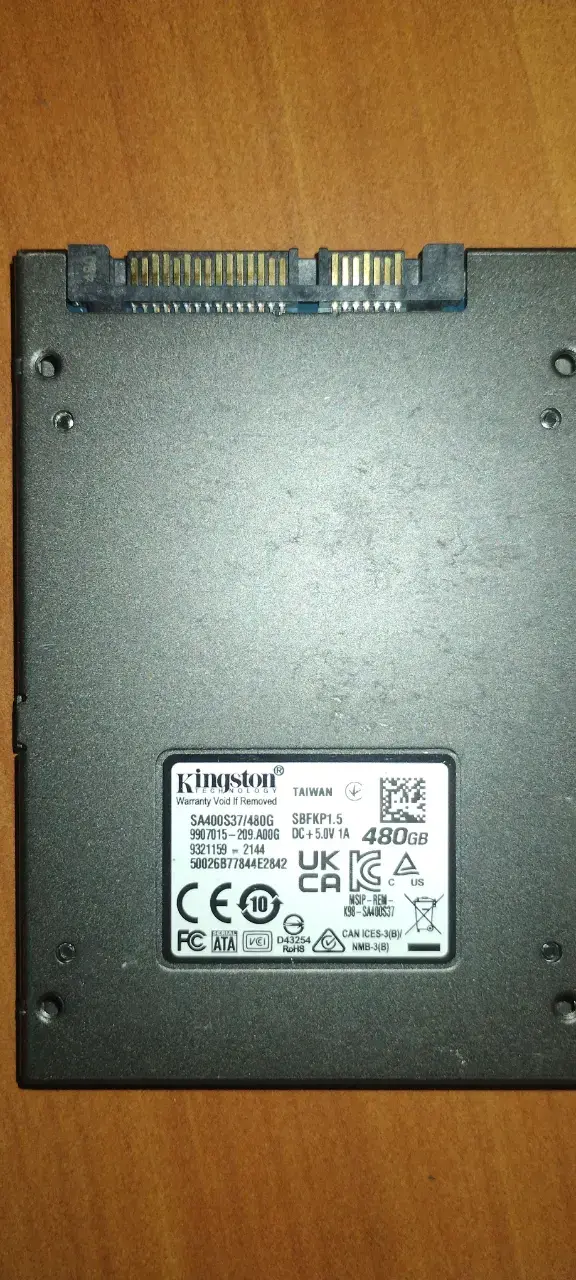 SSD Kingston SSDNow A400, 480GB, 2.5" SATA 6 Gb/s - 2
