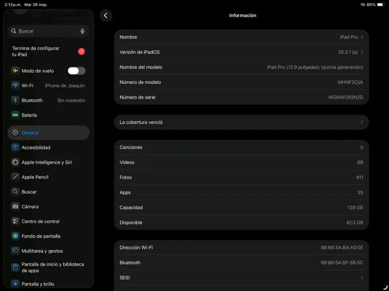 iPad pro 128 GB quinta generación 12 pulgadas - 6