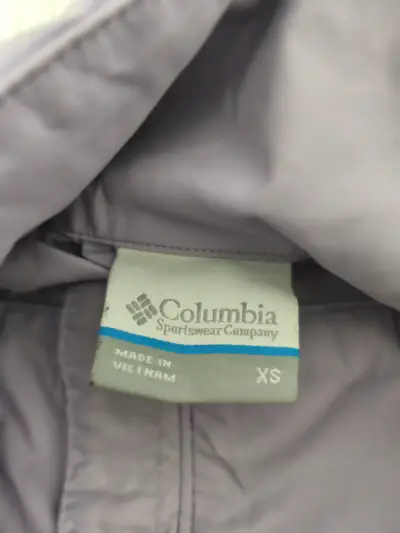 Cortavientos morado Columbia - Talla XS - miniatura 3