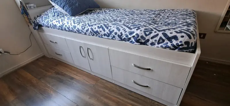 Cama de soltero con cajones - 2