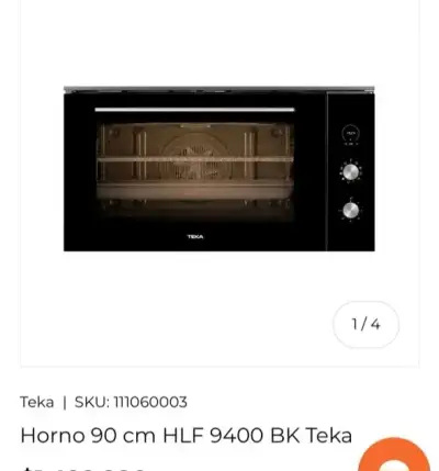 Horno Teka 90 cm HLF 9400 BK - miniatura 1