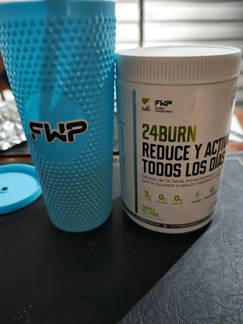 Set FWP: vaso y suplemento 24Burn - 1